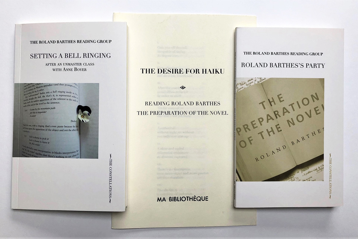 Roland Barthes Reading Group slide 1